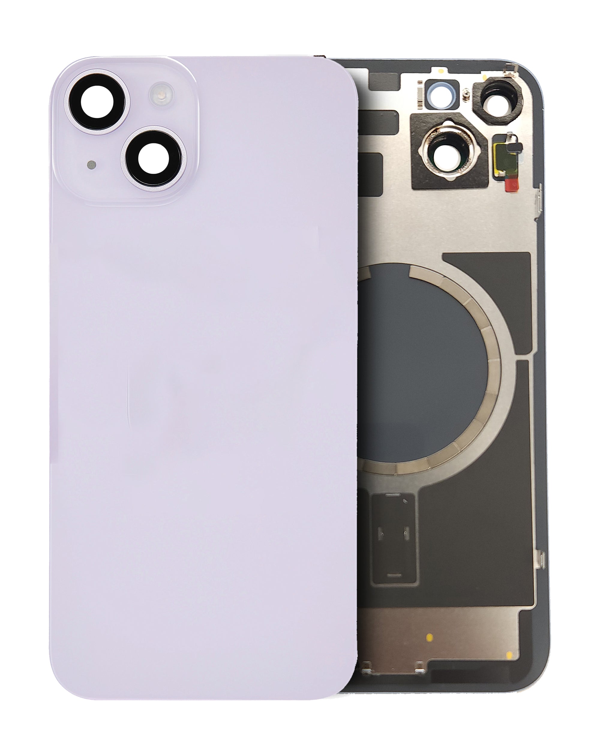 iPhone 14 Plus Tapa con Placa de Metal