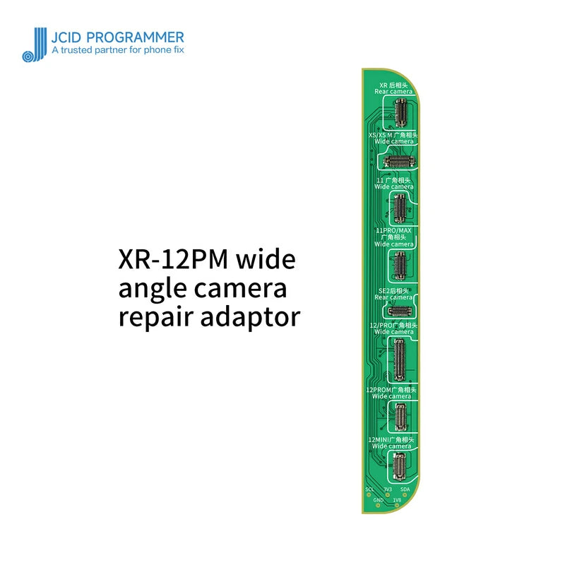 V1S Pro/V1SE XR-12PM Wide Angle Camera Repair Adaptor for iPhone Rear Camera Repair-JCID
