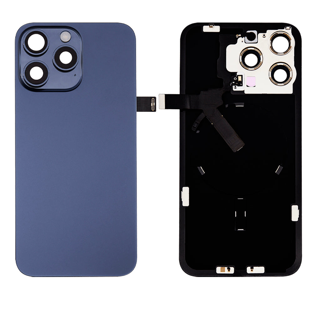 iPhone 15 Pro Tapa con Placa de Metal