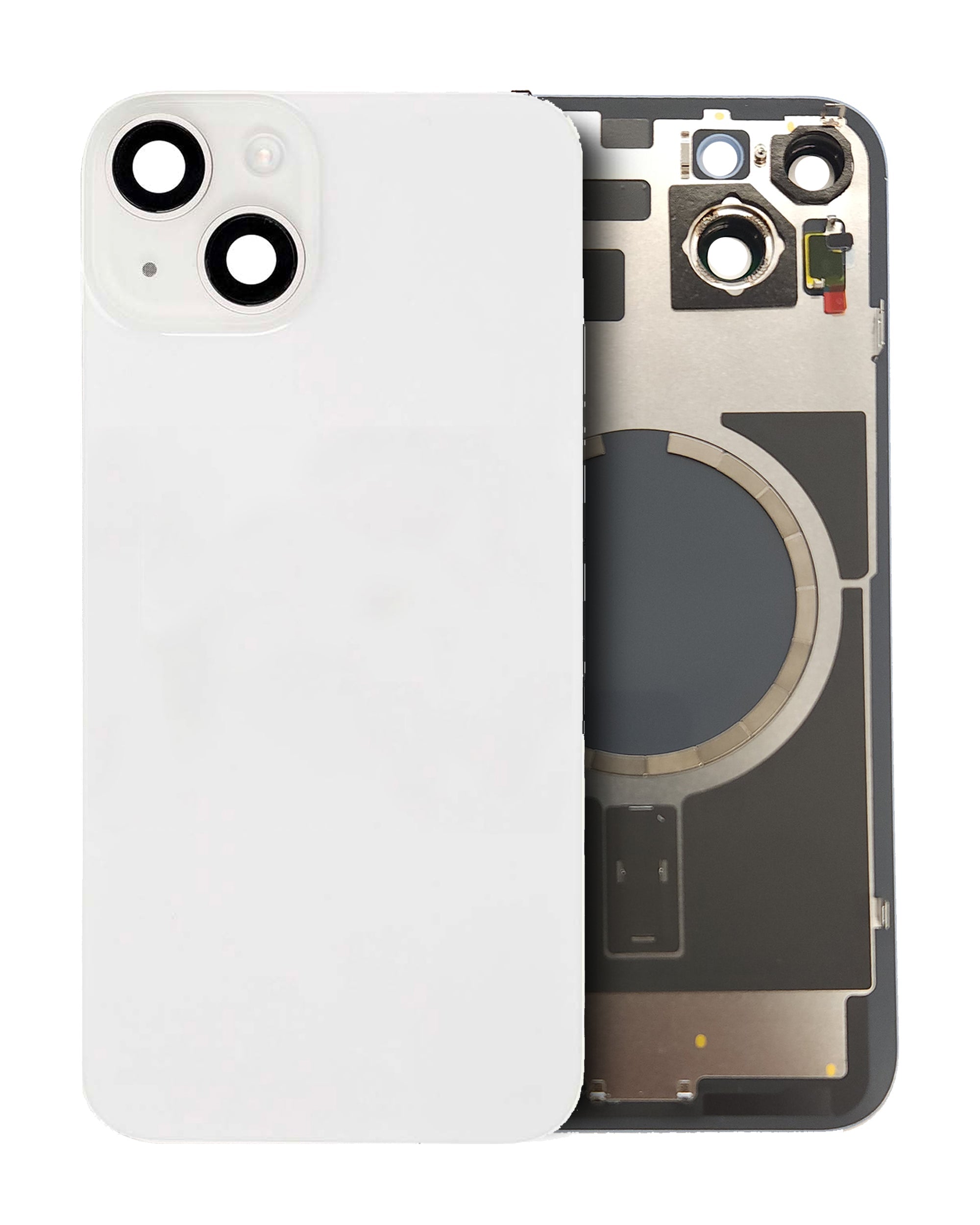 iPhone 14 Plus Tapa con Placa de Metal