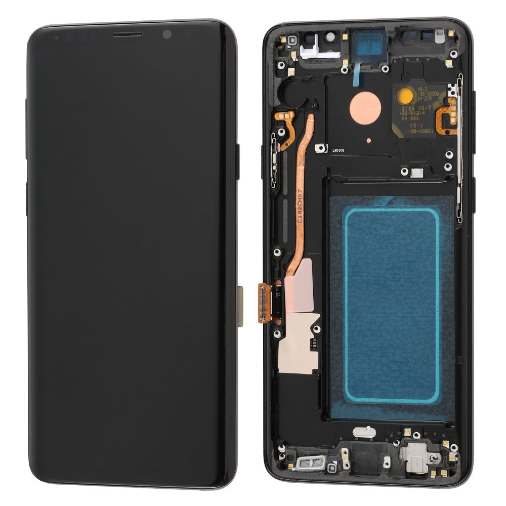 Samsung Galaxy S9 Plus - Pantalla con marco | (InCell) (Phantom Black)