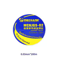 LCD Glass Separate Cutting Line High Hardness Carbon Steel Molybdenum Wire 0.03mm x 200 (Hilo separador de Glass)