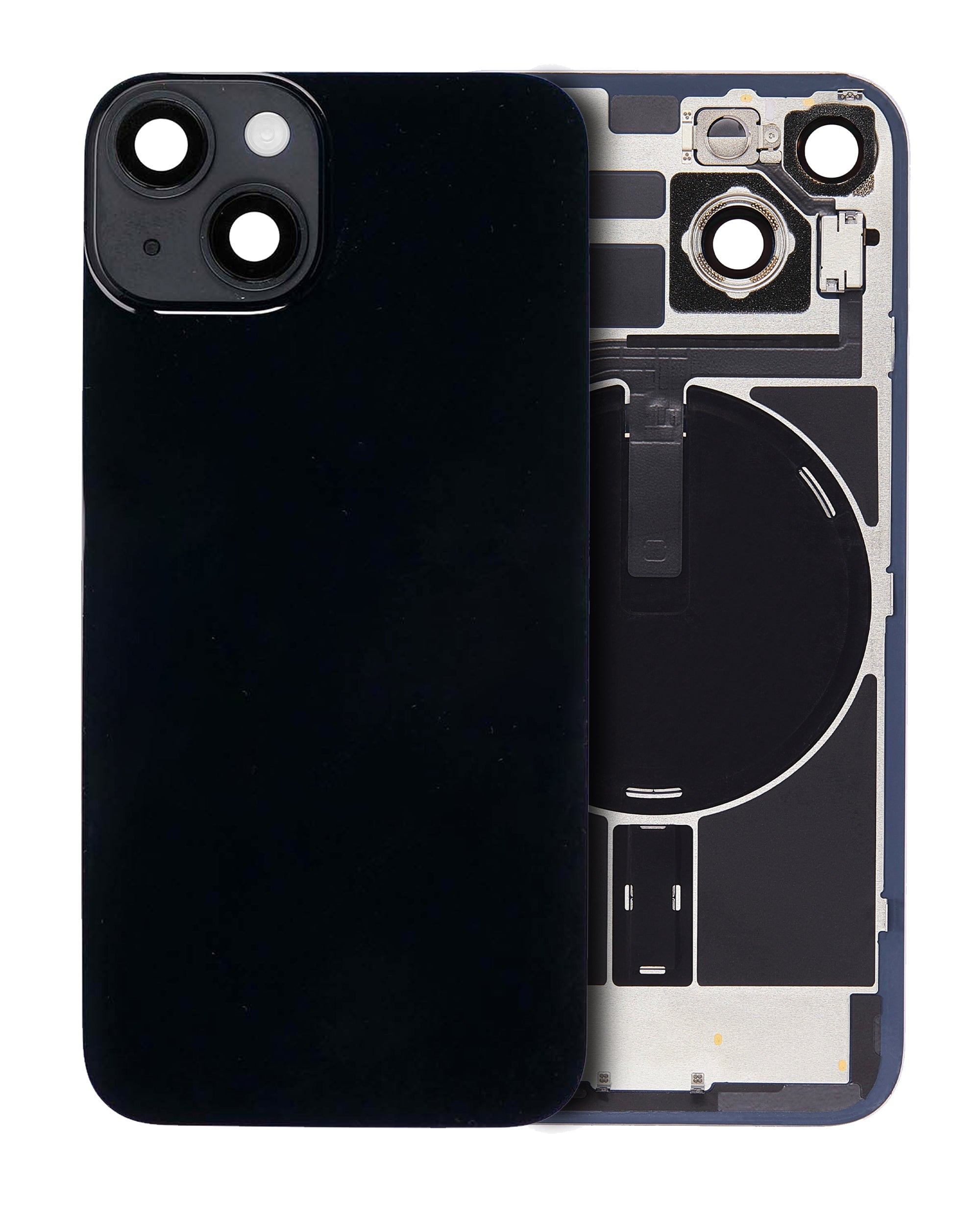 iPhone 14 Tapa con Placa de Metal