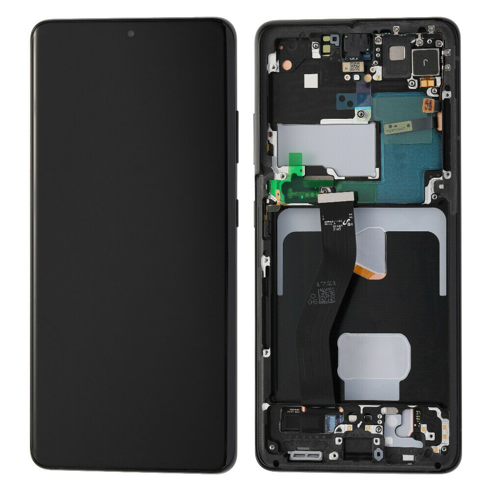 Samsung Galaxy S21 Ultra - Pantalla con marco | (Oled) (Phantom Black)